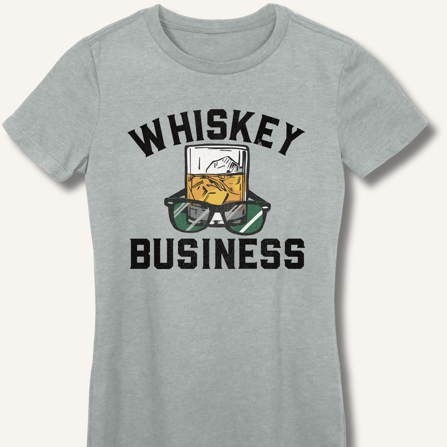 Whiskey Business Fitted T-Shirt - Sip & Shirt