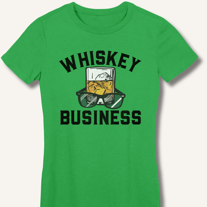 Whiskey Business Fitted T-Shirt - Sip & Shirt