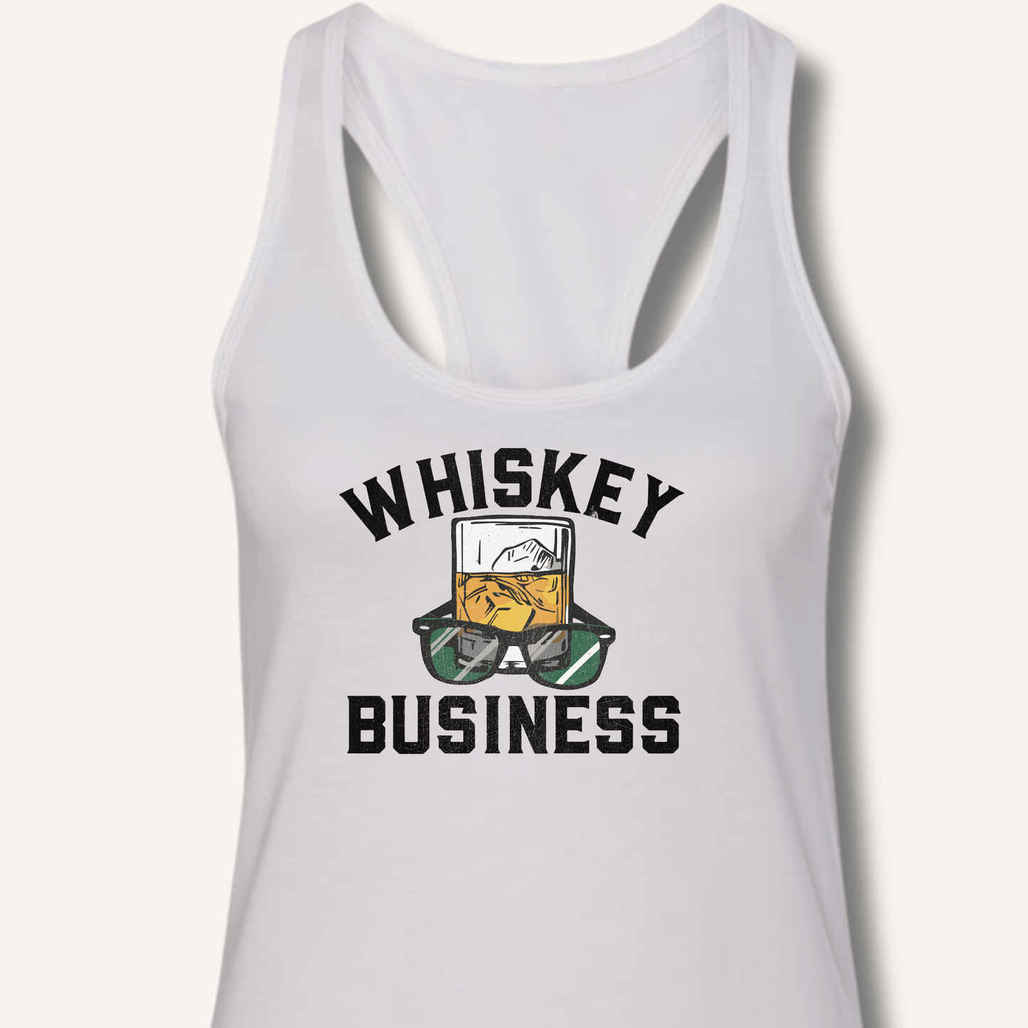 Whiskey Business Racerback Tank - Sip & Shirt