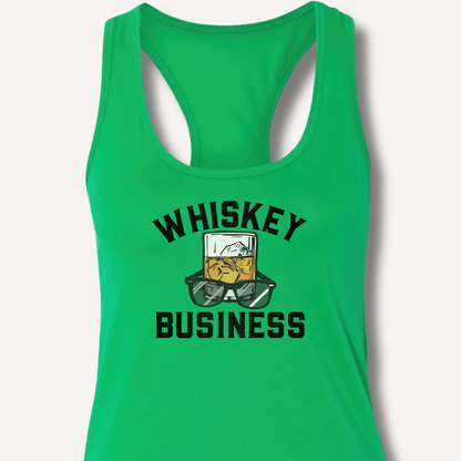 Whiskey Business Racerback Tank - Sip & Shirt