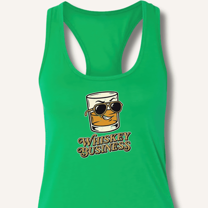 Whiskey Business Racerback Tank - Sip & Shirt