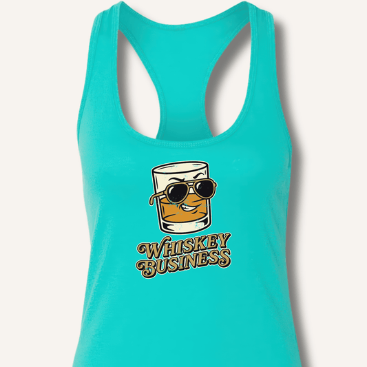 Whiskey Business Racerback Tank - Sip & Shirt