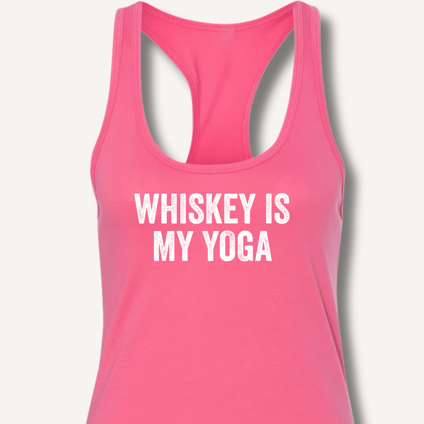 Whiskey Is My Yoga Racerback Tank - Sip & Shirt