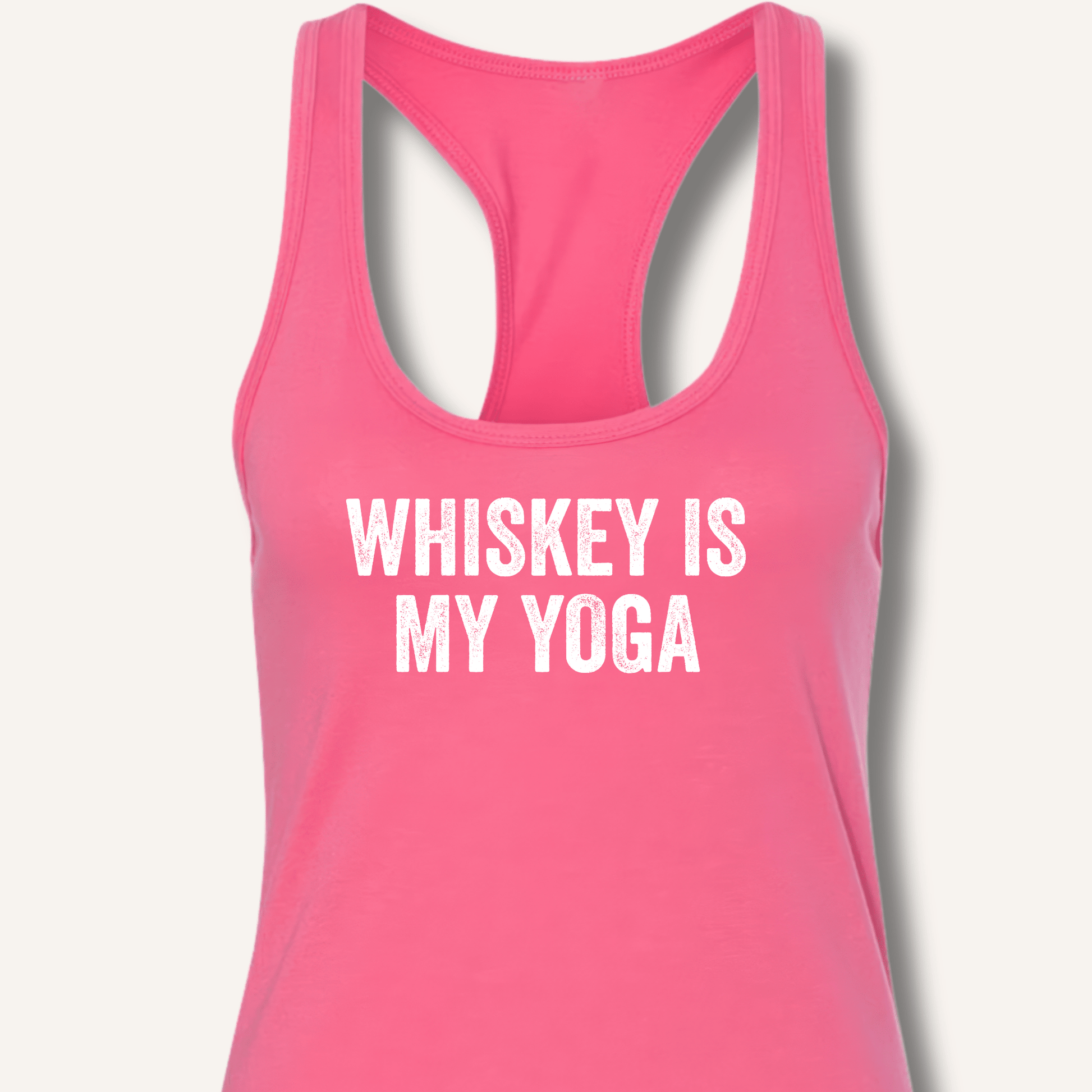 Whiskey Is My Yoga Racerback Tank - Sip & Shirt