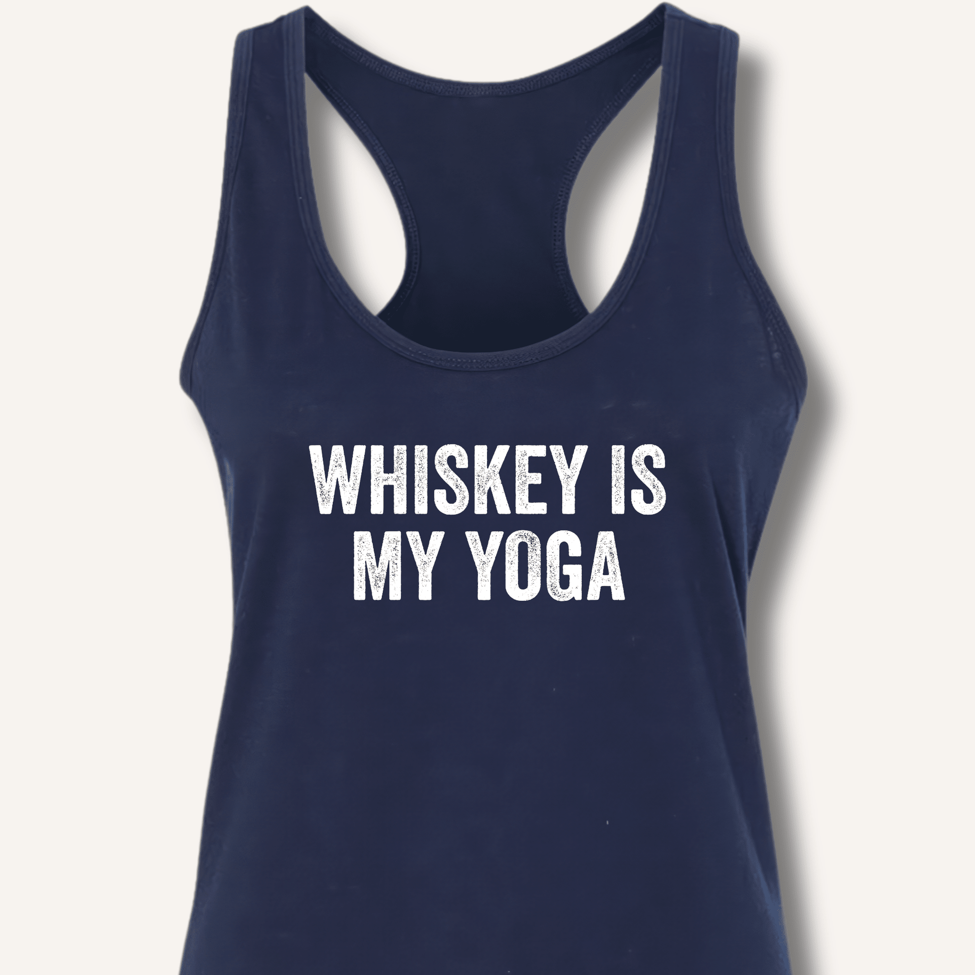 Whiskey Is My Yoga Racerback Tank - Sip & Shirt