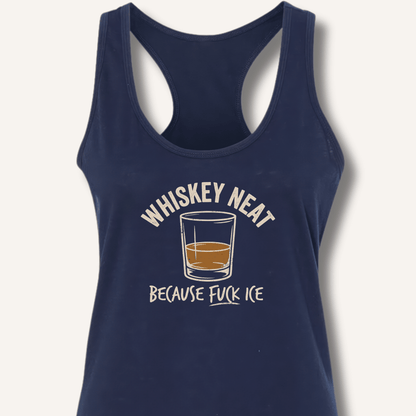 Whiskey Neat Racerback Tank - Sip & Shirt