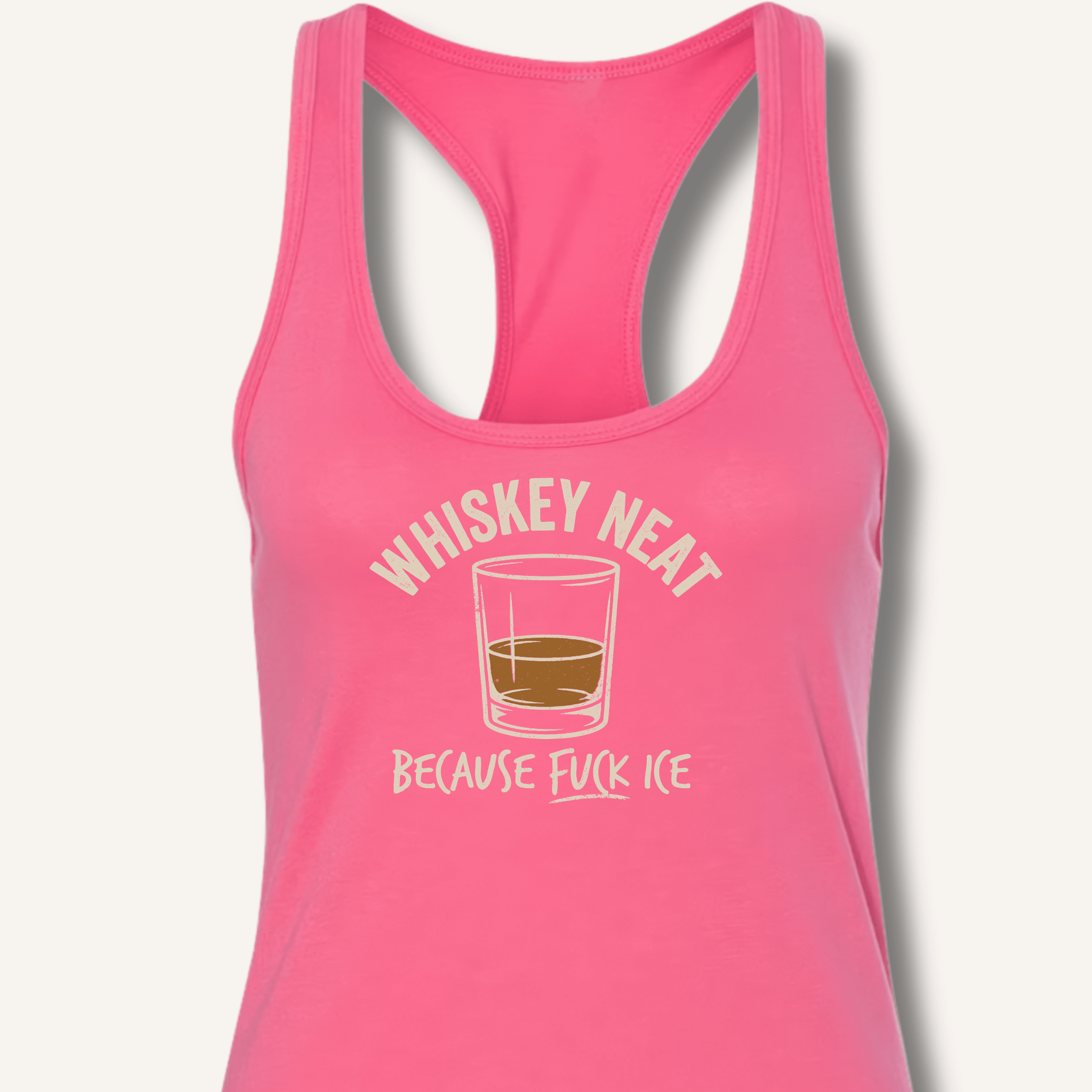 Whiskey Neat Racerback Tank - Sip & Shirt