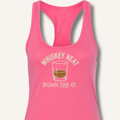 Whiskey Neat Racerback Tank - Sip & Shirt