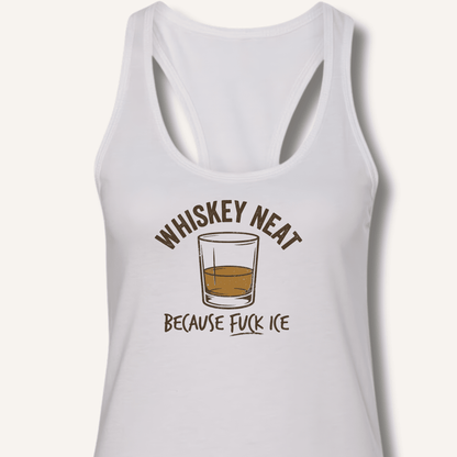 Whiskey Neat Racerback Tank - Sip & Shirt