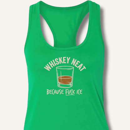 Whiskey Neat Racerback Tank - Sip & Shirt