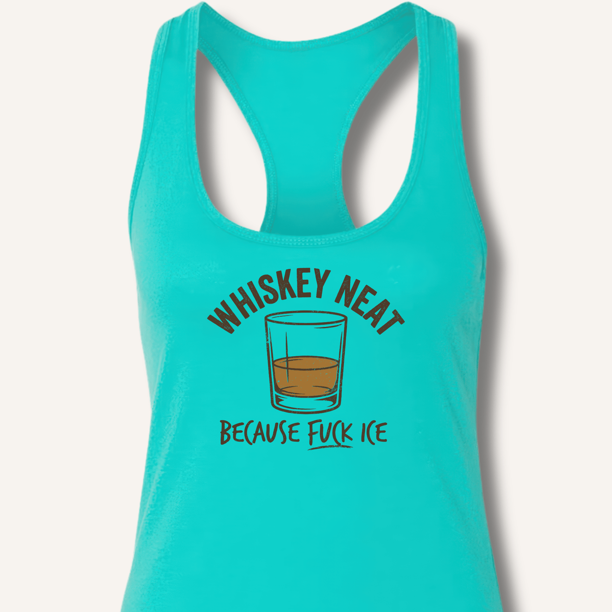 Whiskey Neat Racerback Tank - Sip & Shirt