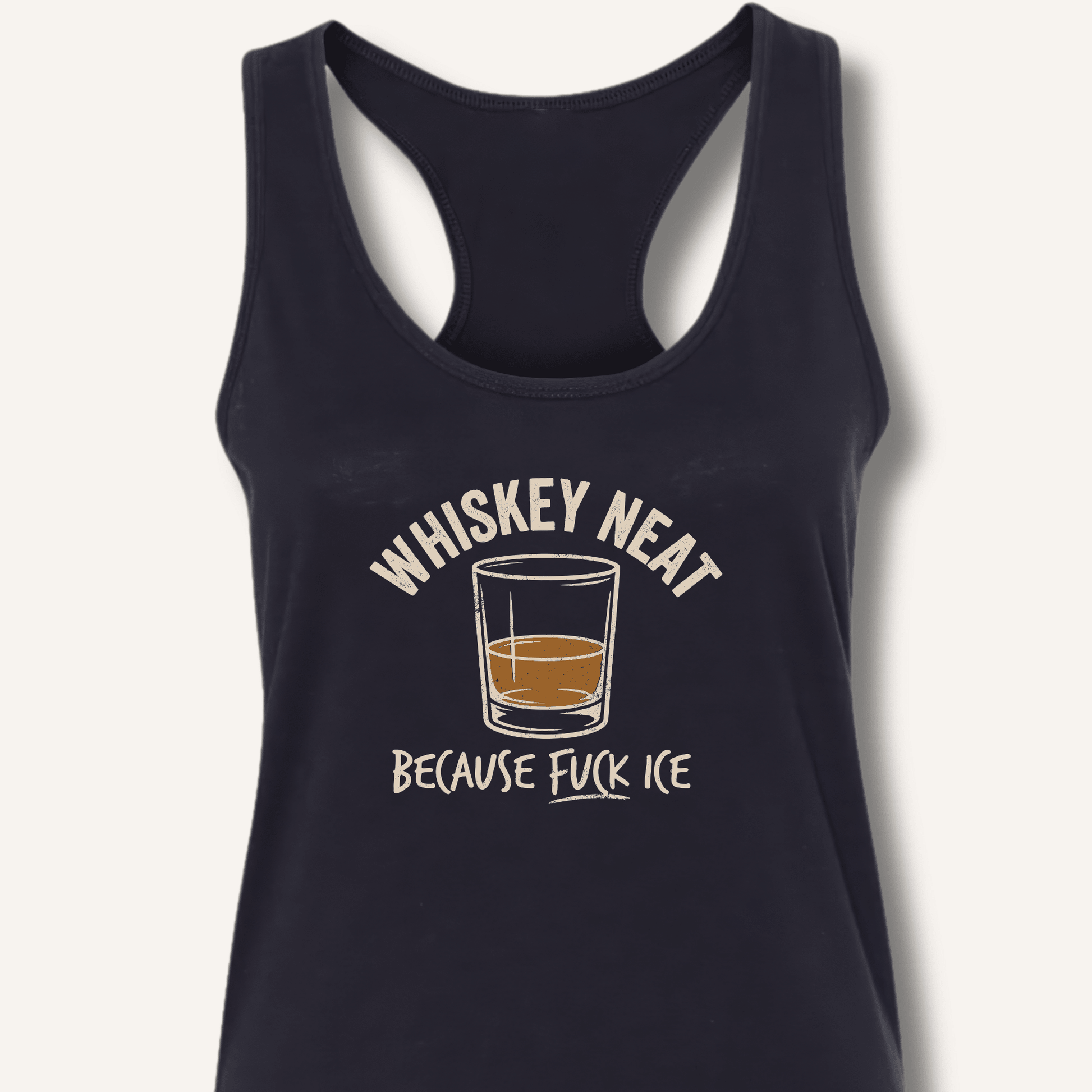 Whiskey Neat Racerback Tank - Sip & Shirt