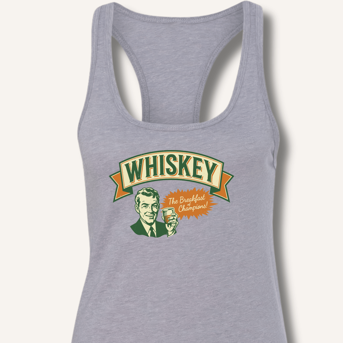 Whiskey: The Breakfast of Champions Racerback Tank - Sip & Shirt