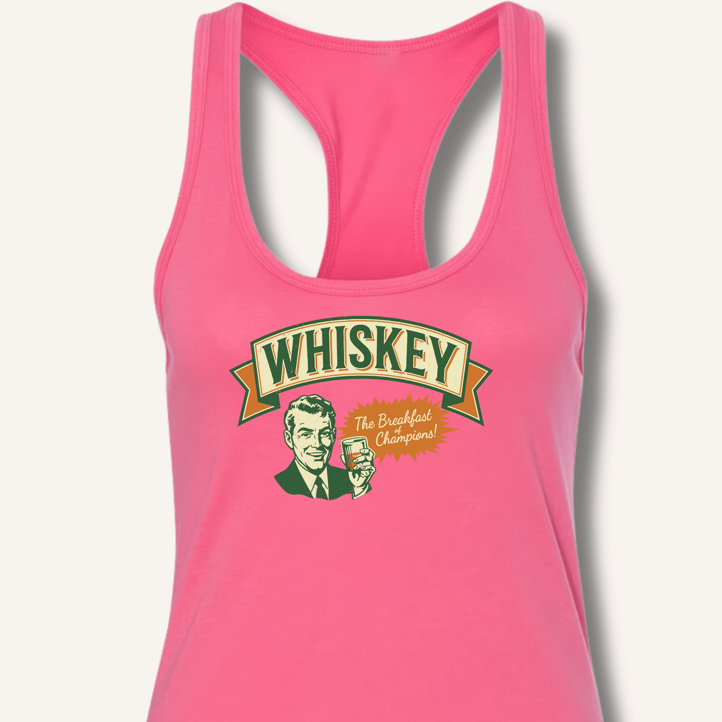 Whiskey: The Breakfast of Champions Racerback Tank - Sip & Shirt