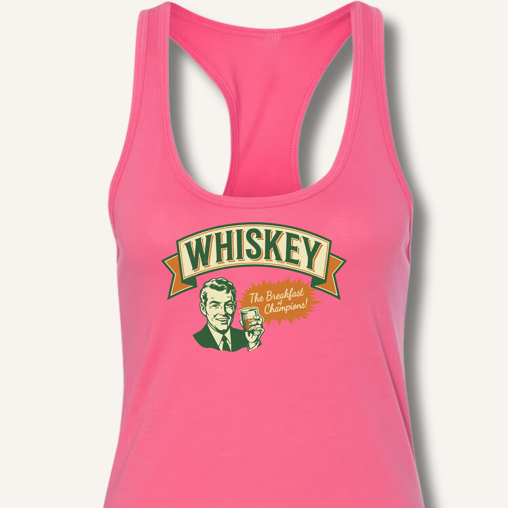 Whiskey: The Breakfast of Champions Racerback Tank - Sip & Shirt