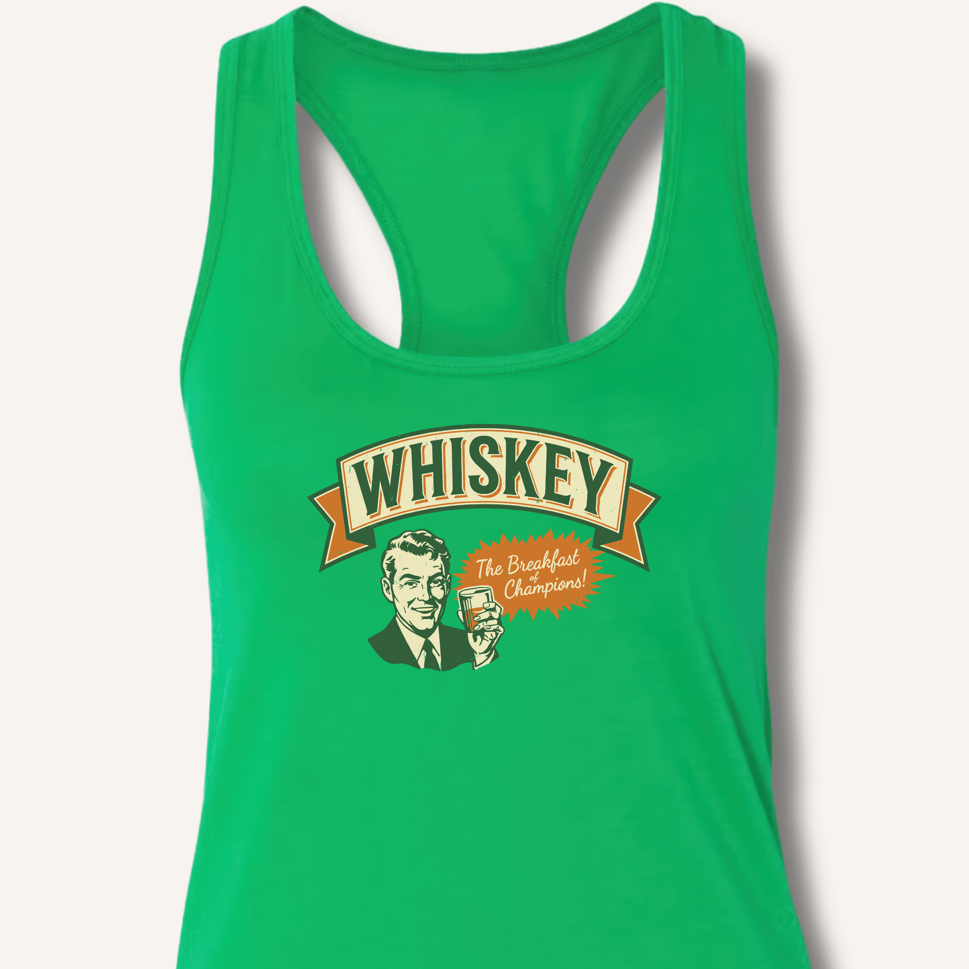 Whiskey: The Breakfast of Champions Racerback Tank - Sip & Shirt