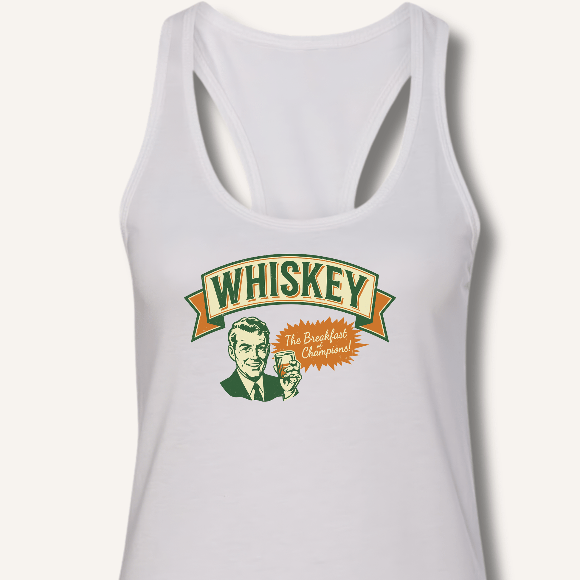 Whiskey: The Breakfast of Champions Racerback Tank - Sip & Shirt