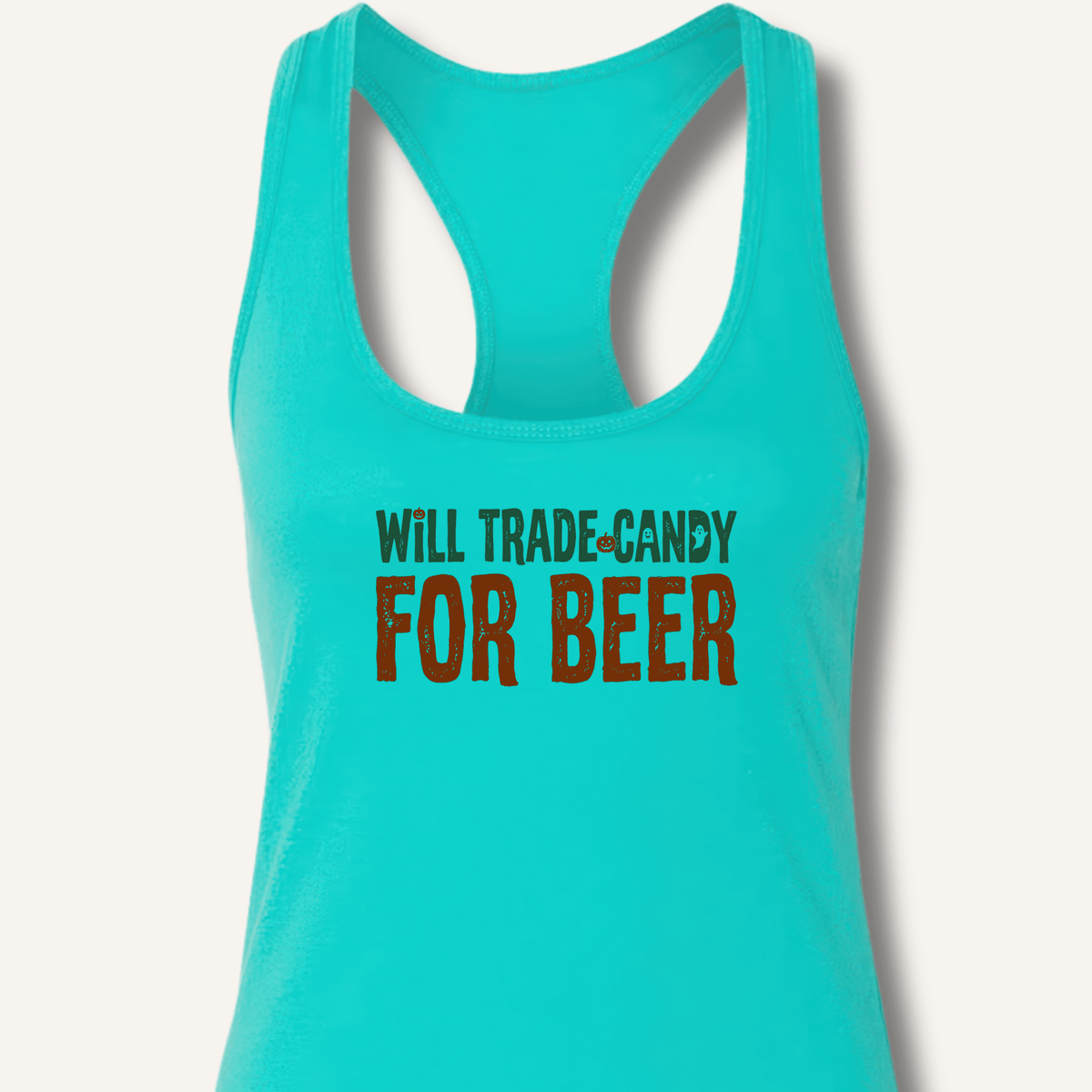 Will Trade Candy For Beer Racerback Tank - Sip & Shirt