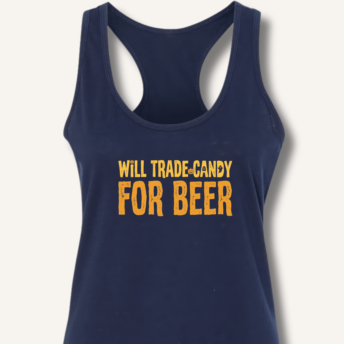 Will Trade Candy For Beer Racerback Tank - Sip & Shirt