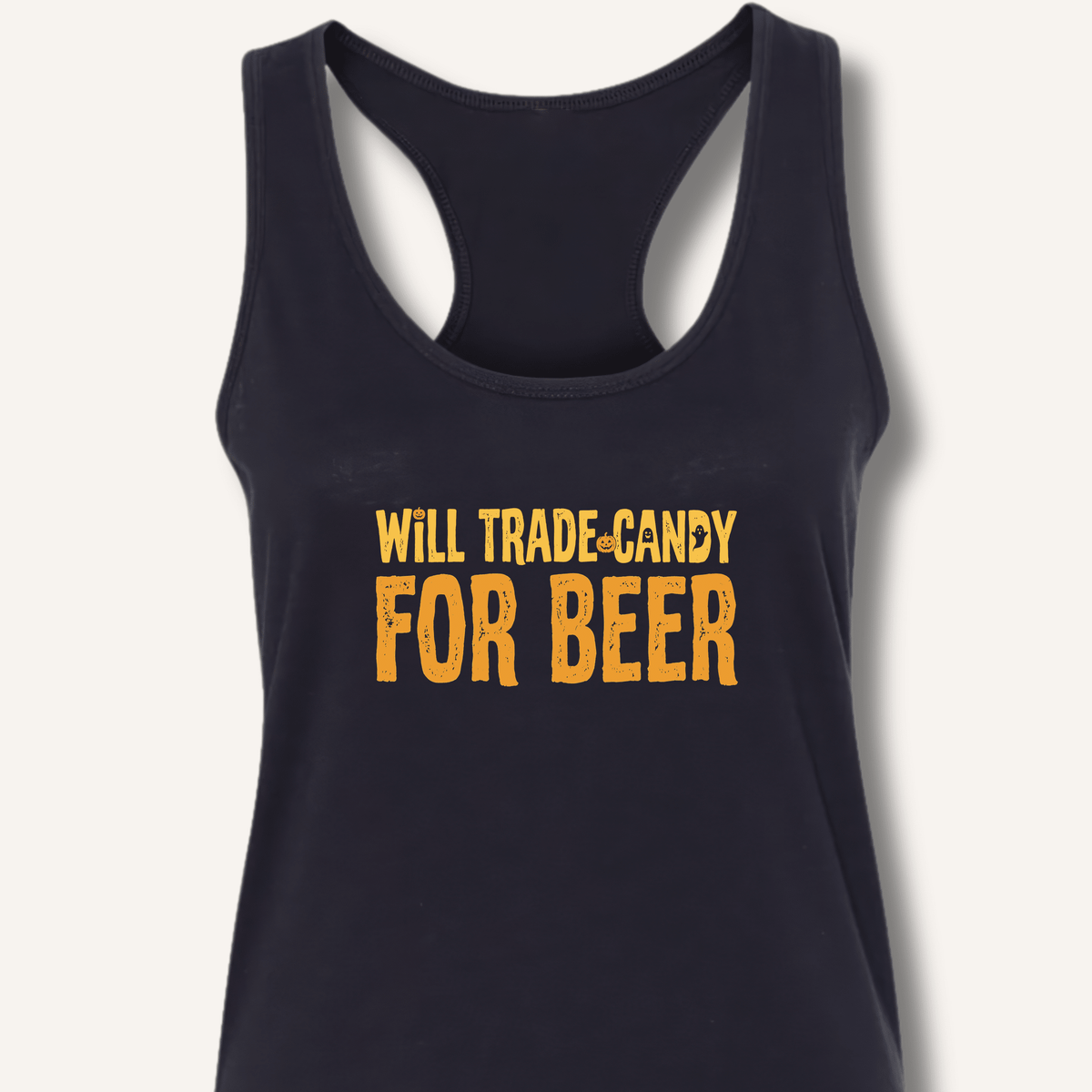 Will Trade Candy For Beer Racerback Tank - Sip & Shirt