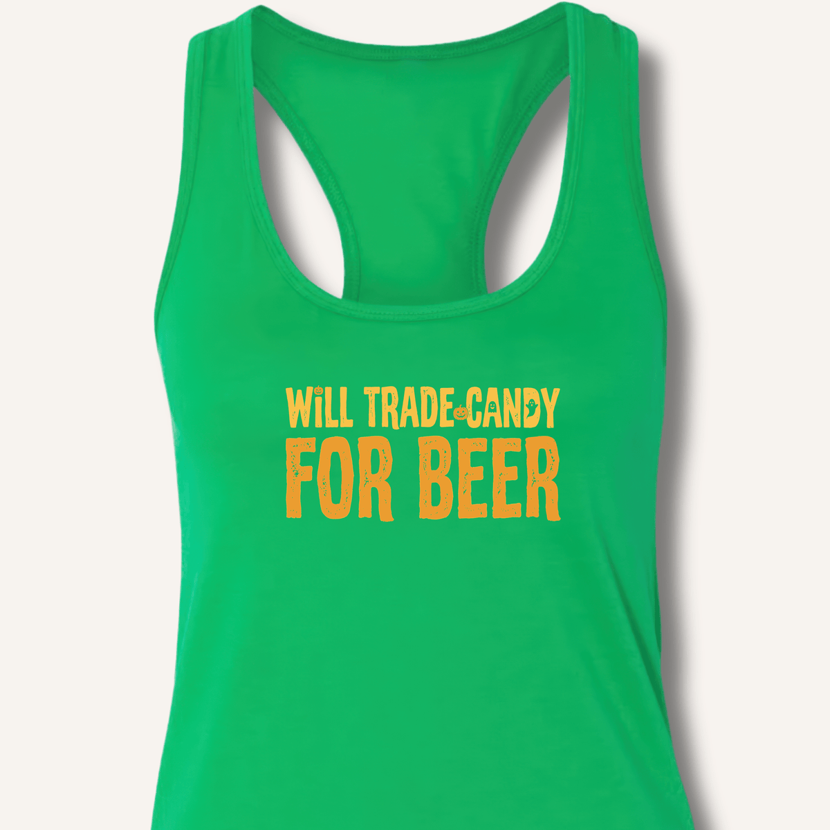 Will Trade Candy For Beer Racerback Tank - Sip & Shirt