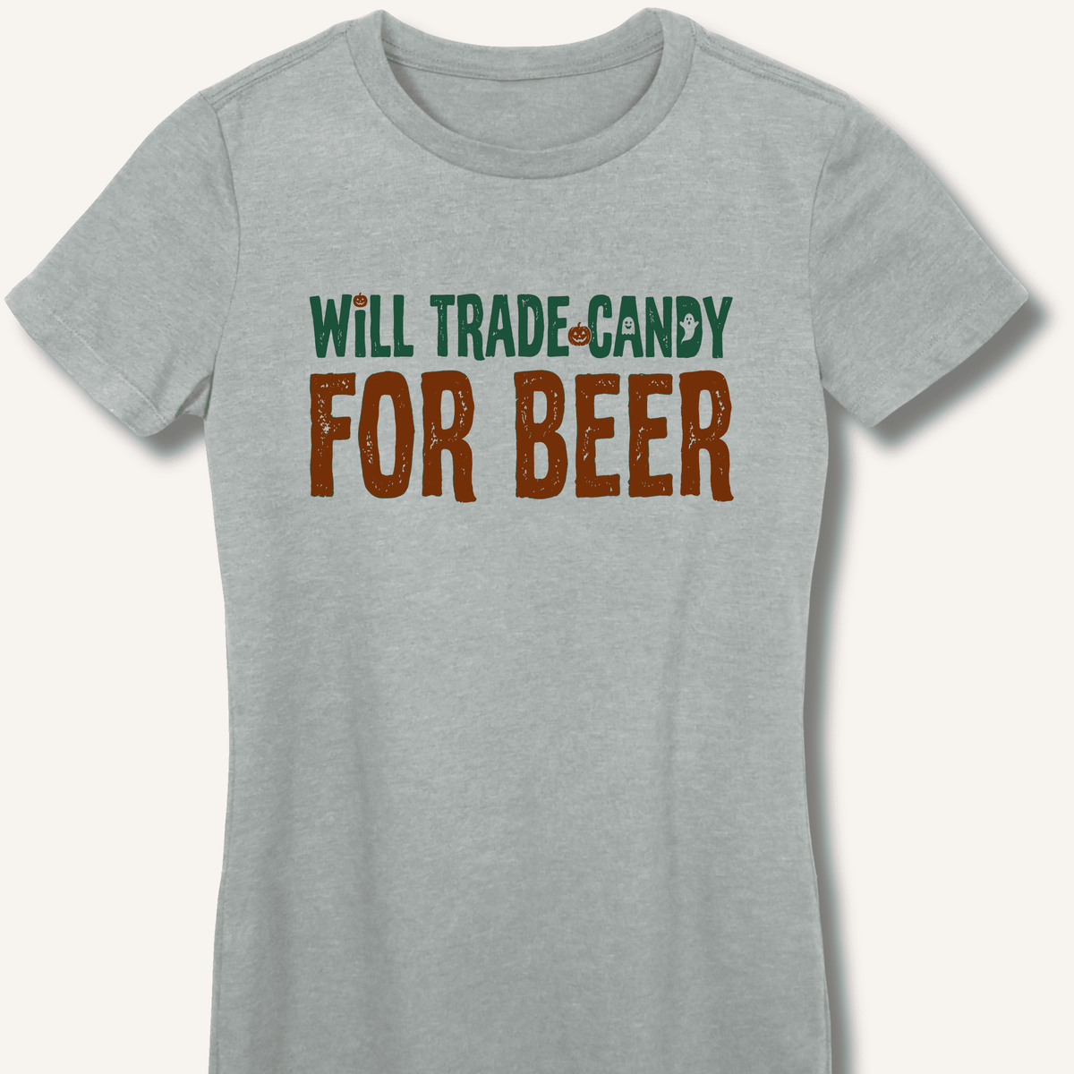 Will Trade Candy For Beer Women's Fitted T-Shirt - Sip & Shirt