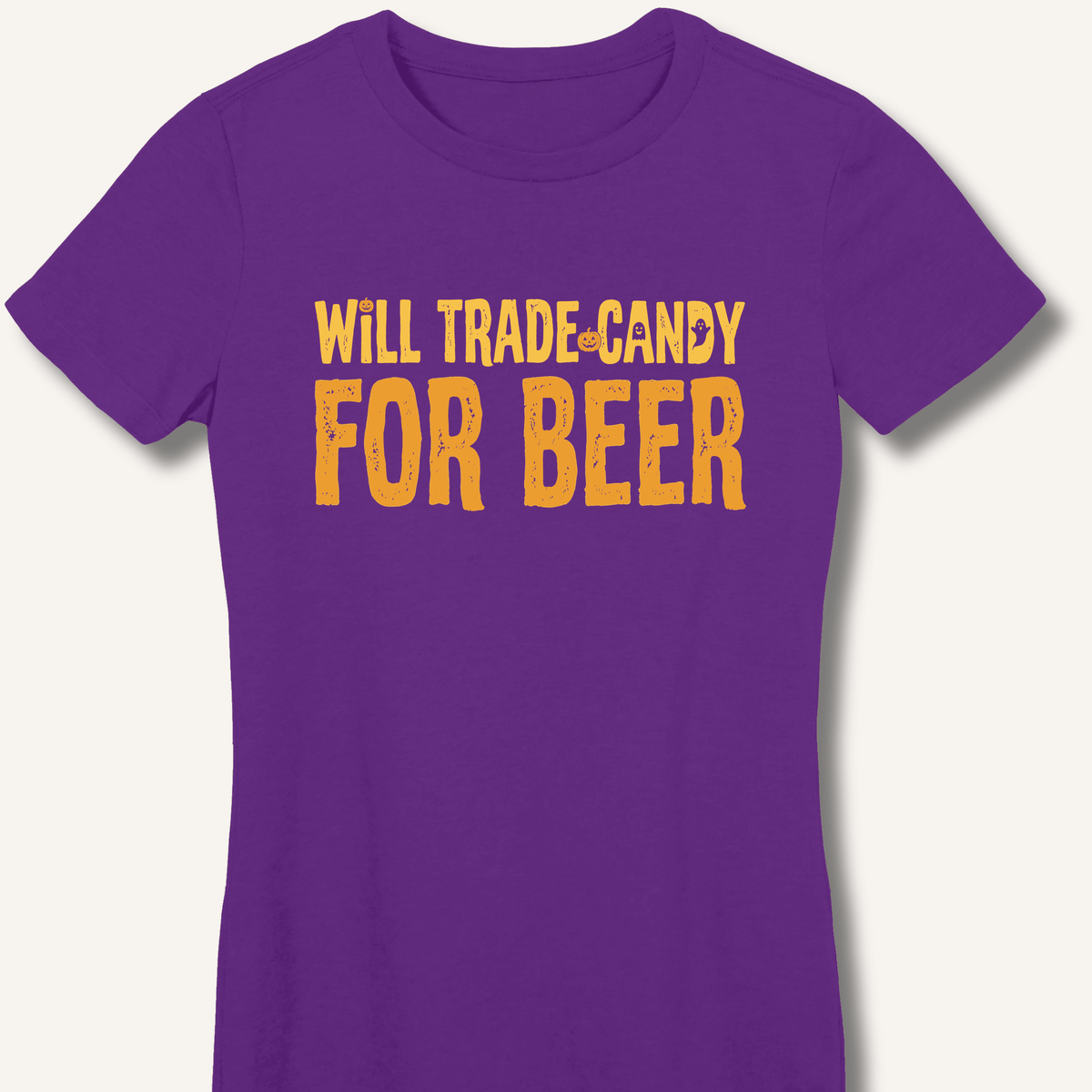 Will Trade Candy For Beer Women's Fitted T-Shirt - Sip & Shirt