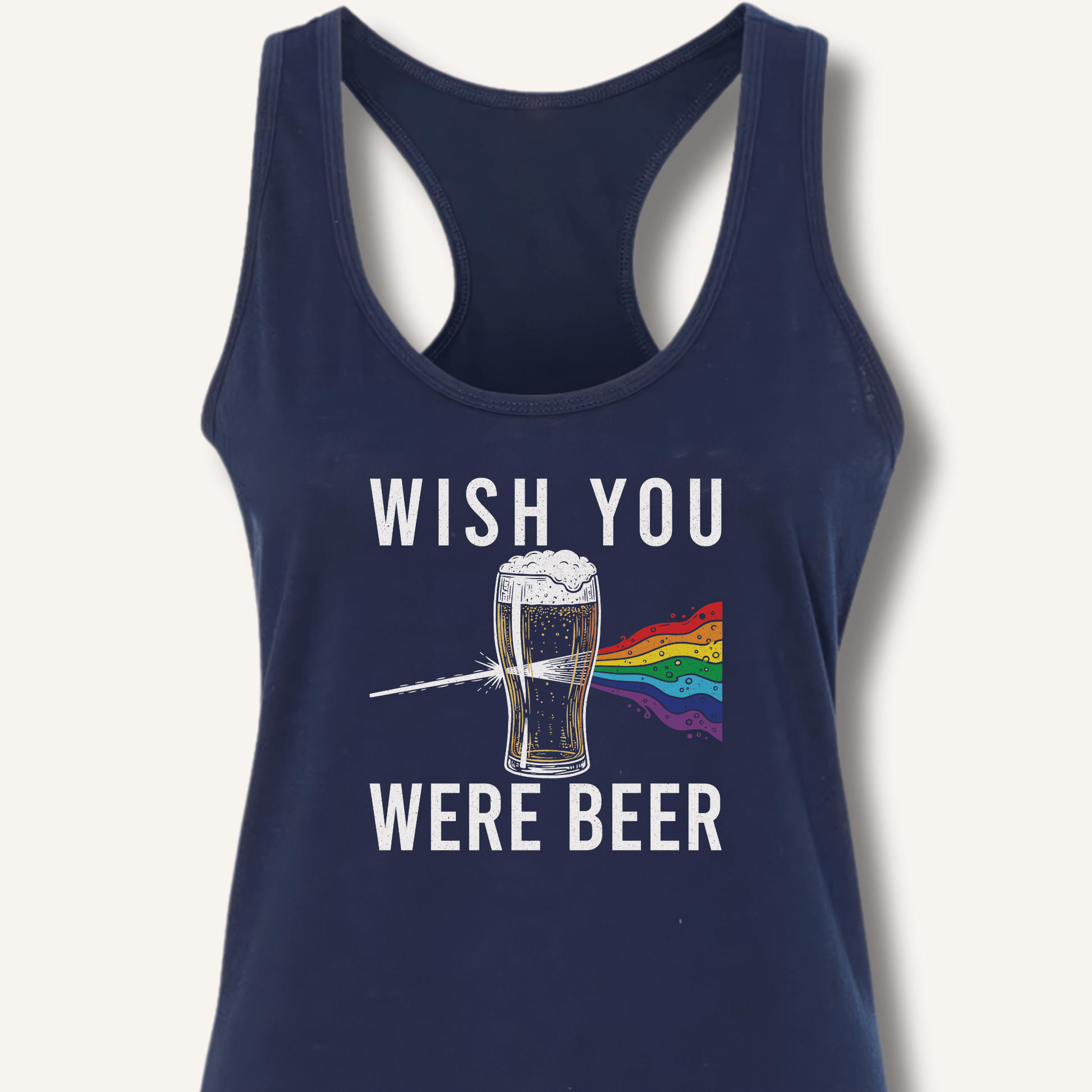 Wish You Were Beer Racerback Tank - Sip & Shirt