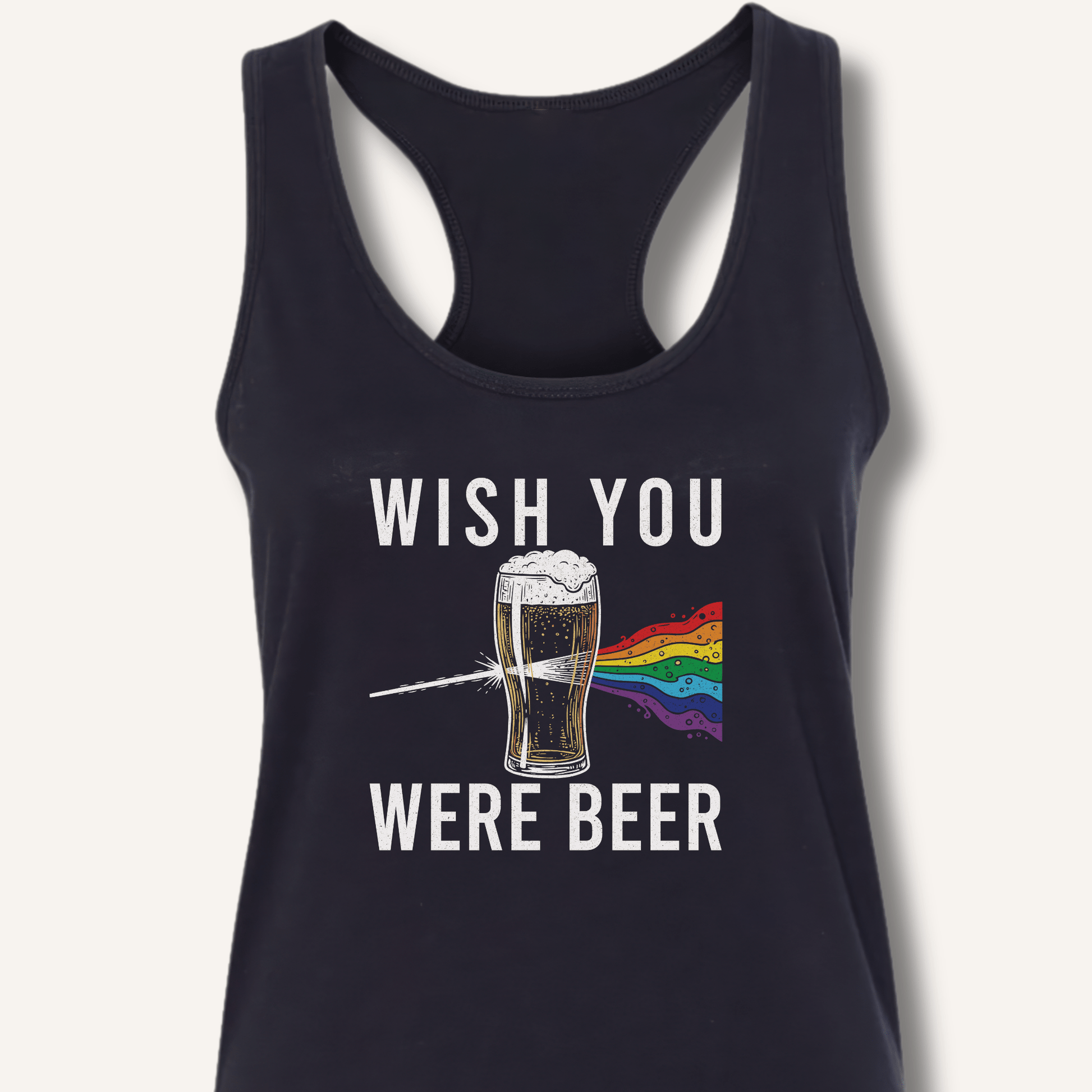 Wish You Were Beer Racerback Tank - Sip & Shirt