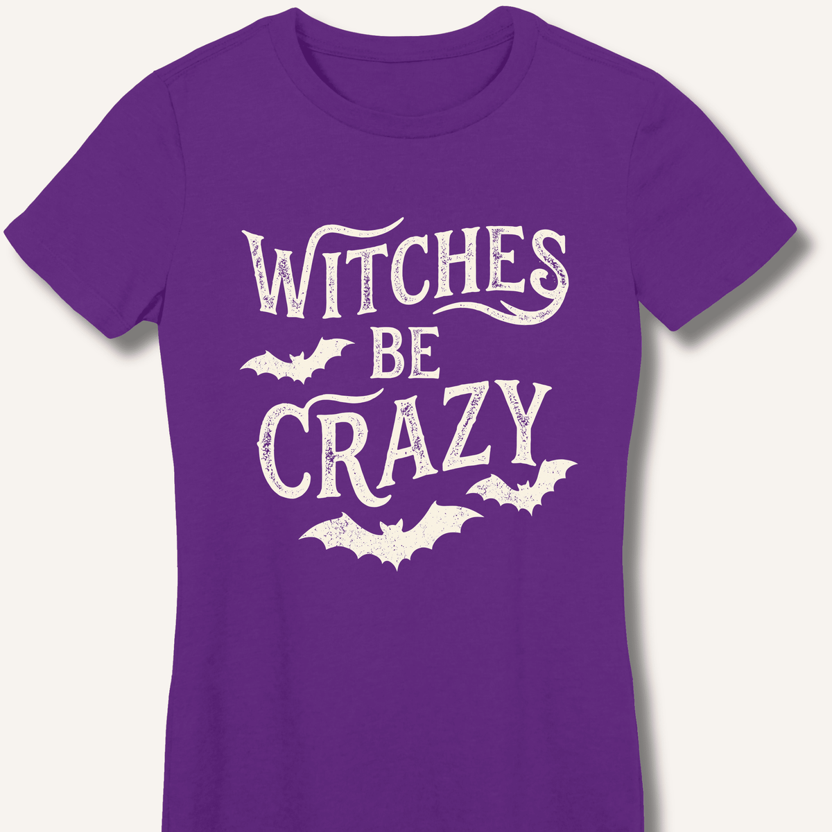 Witches Be Crazy Women's Fitted T-Shirt - Sip & Shirt