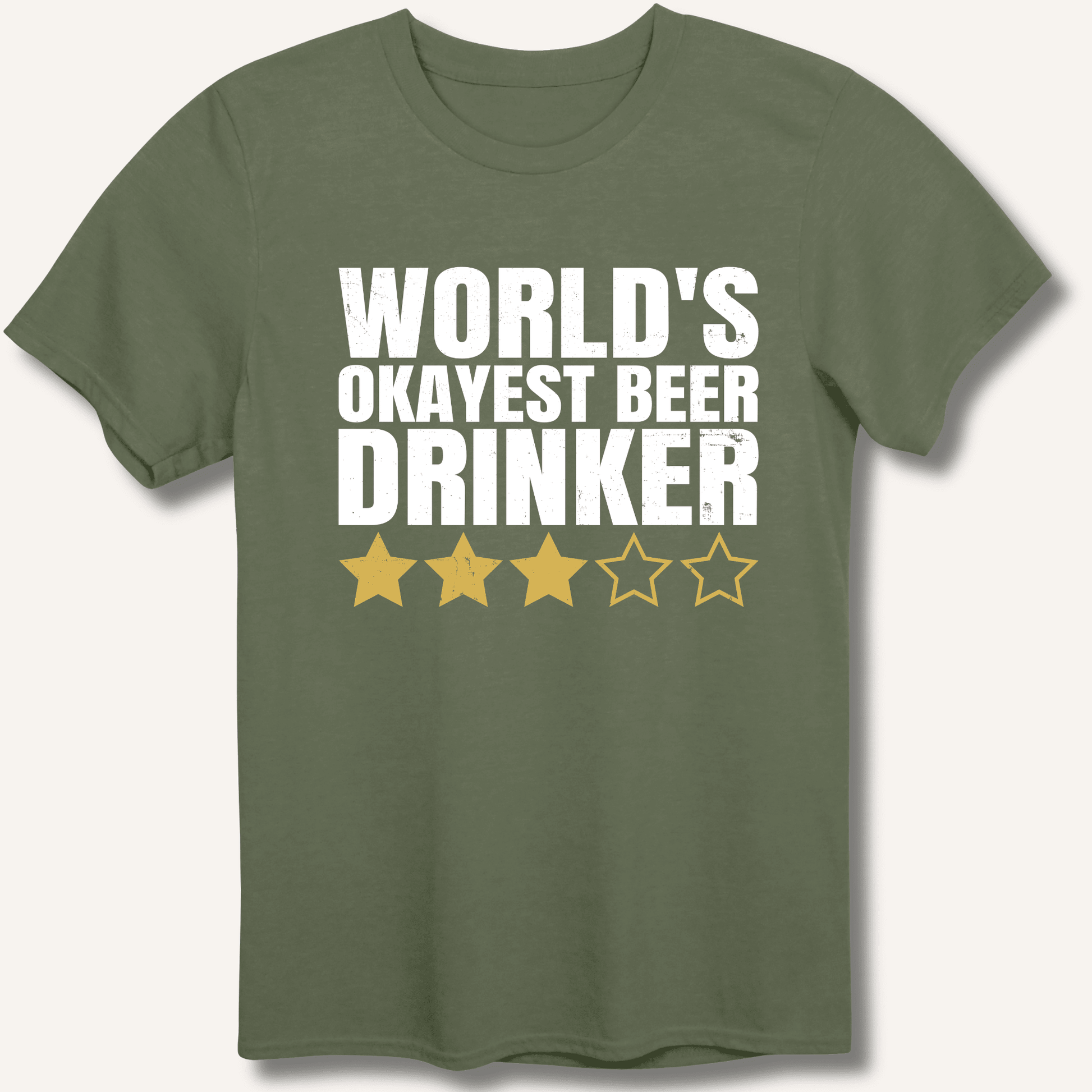 World's Okayest Beer Drinker T-Shirt - Sip & Shirt