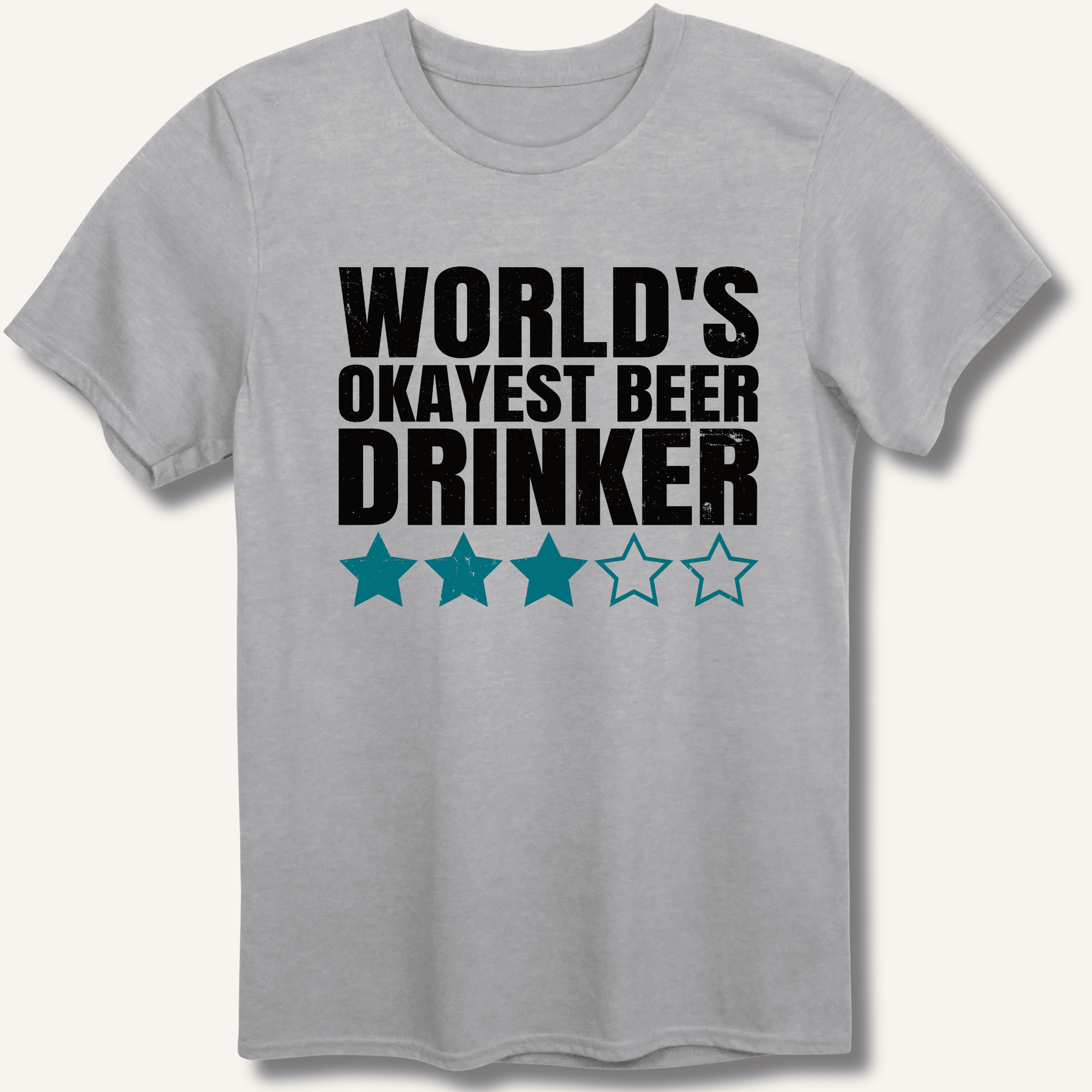 World's Okayest Beer Drinker T-Shirt - Sip & Shirt