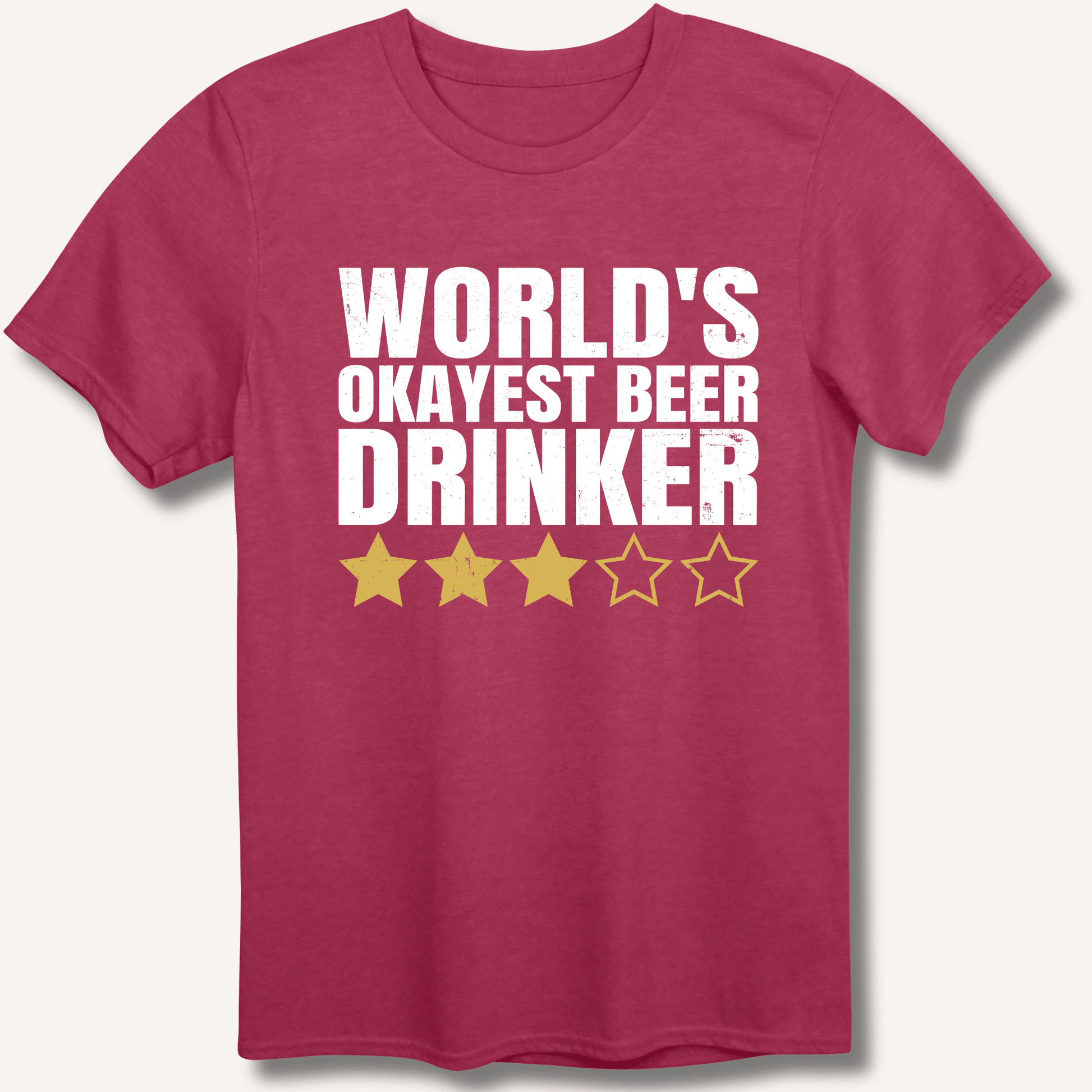 World's Okayest Beer Drinker T-Shirt - Sip & Shirt
