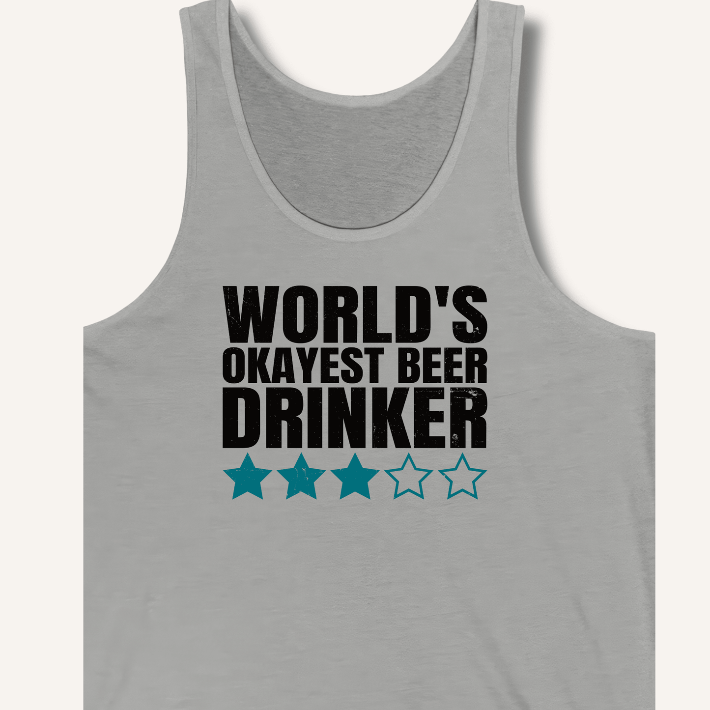 World's Okayest Beer Drinker Tank - Sip & Shirt