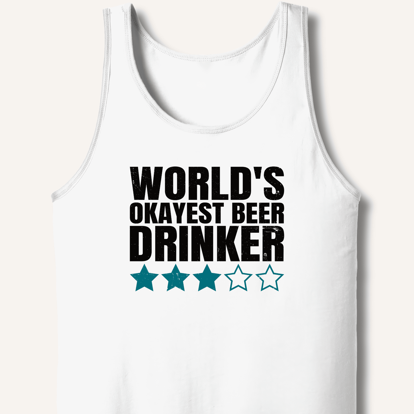 World's Okayest Beer Drinker Tank - Sip & Shirt