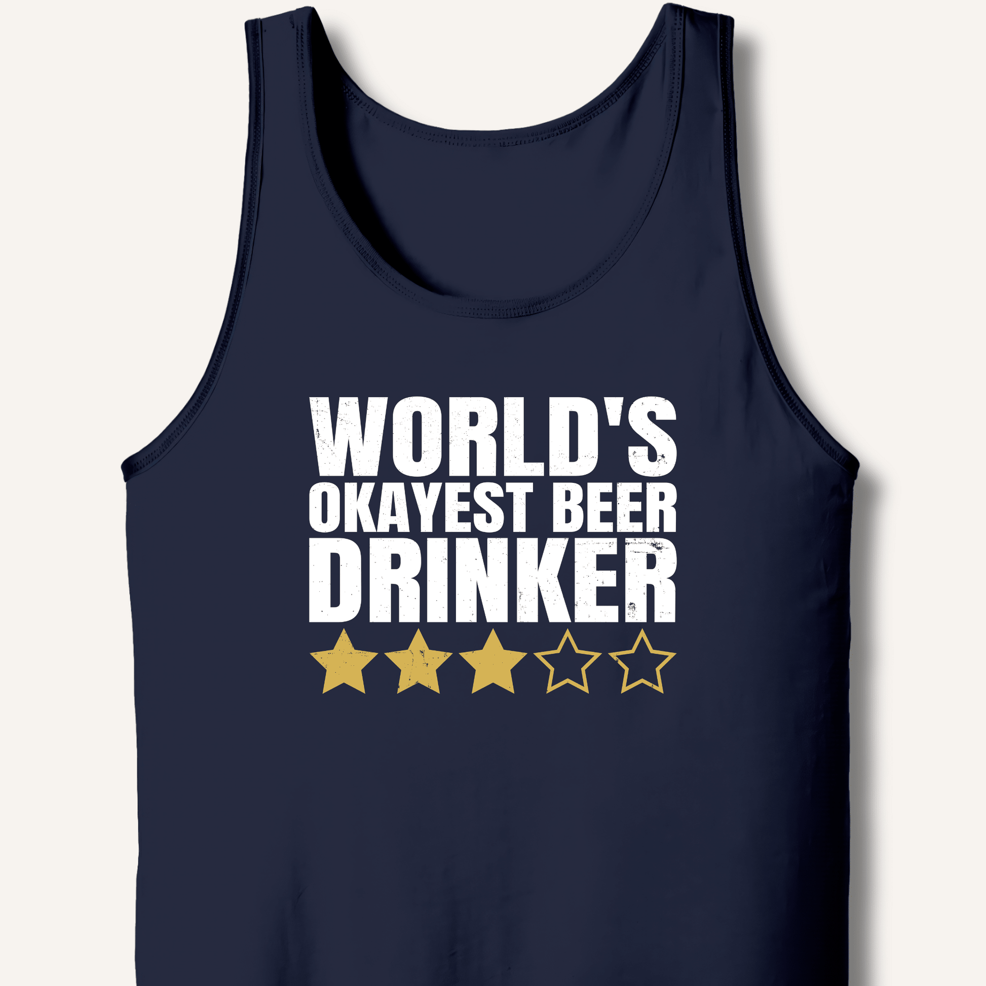 World's Okayest Beer Drinker Tank - Sip & Shirt
