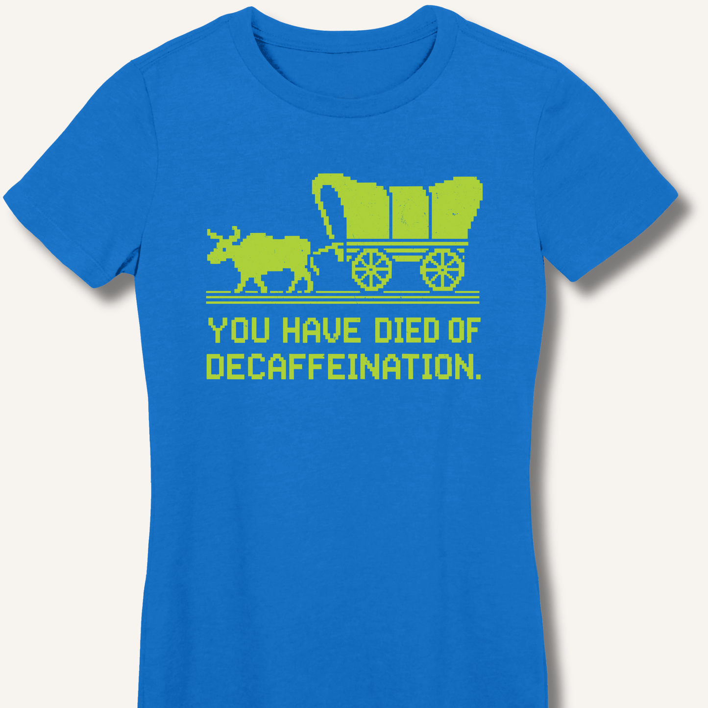 You Have Died Fitted T-Shirt - Sip & Shirt