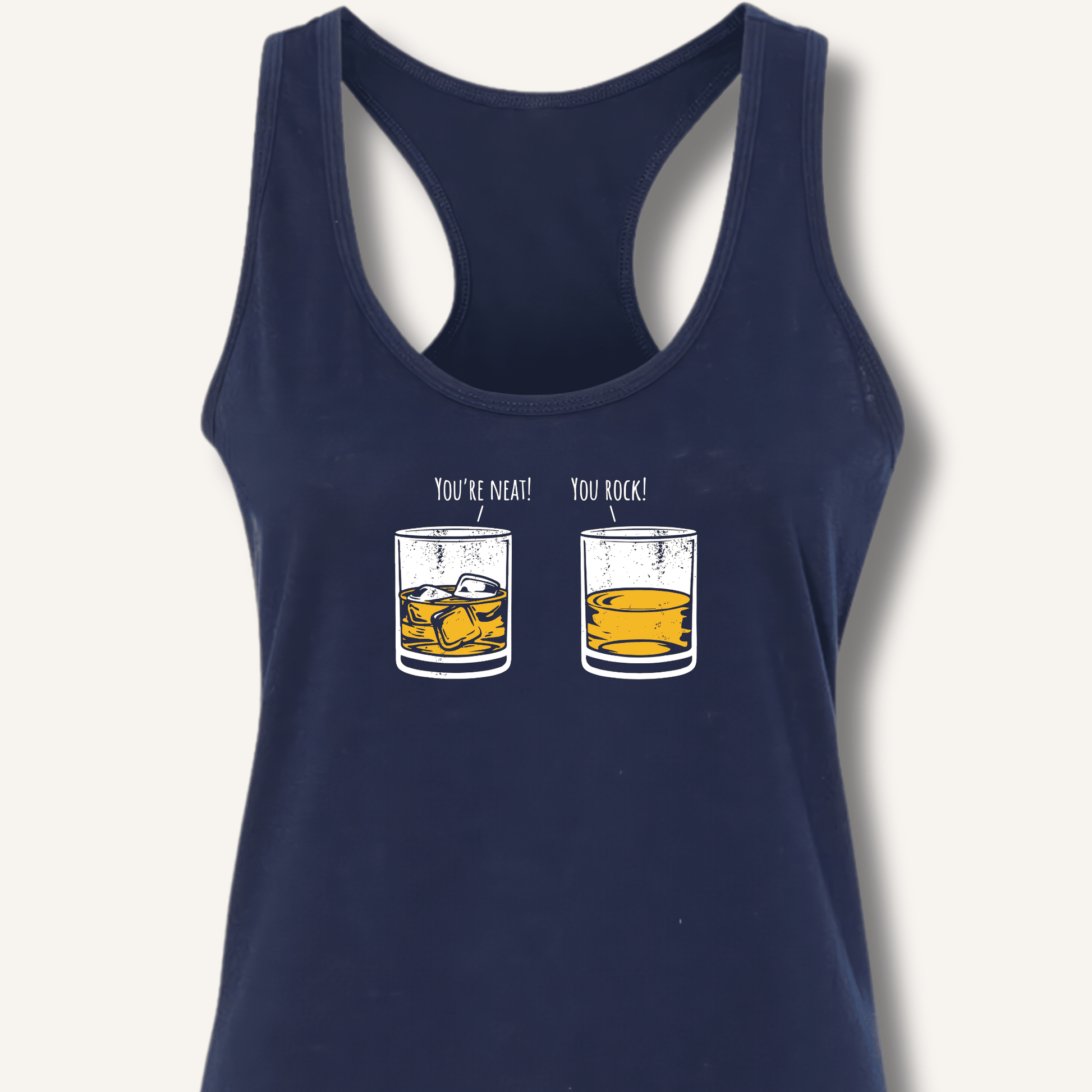 You're Neat! You Rock! Racerback Tank - Sip & Shirt