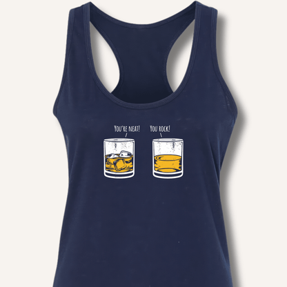 You're Neat! You Rock! Racerback Tank - Sip & Shirt