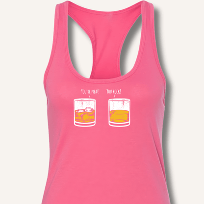 You're Neat! You Rock! Racerback Tank - Sip & Shirt