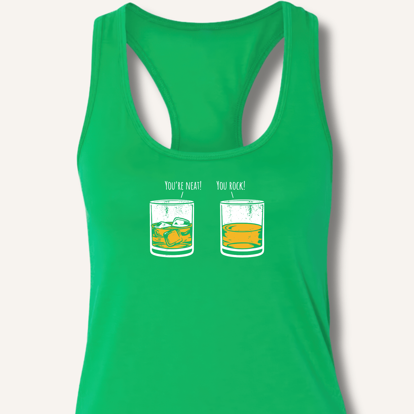 You're Neat! You Rock! Racerback Tank - Sip & Shirt